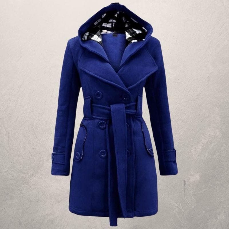 Krohn-e | Warme Winter Mantel - Taillengürtel