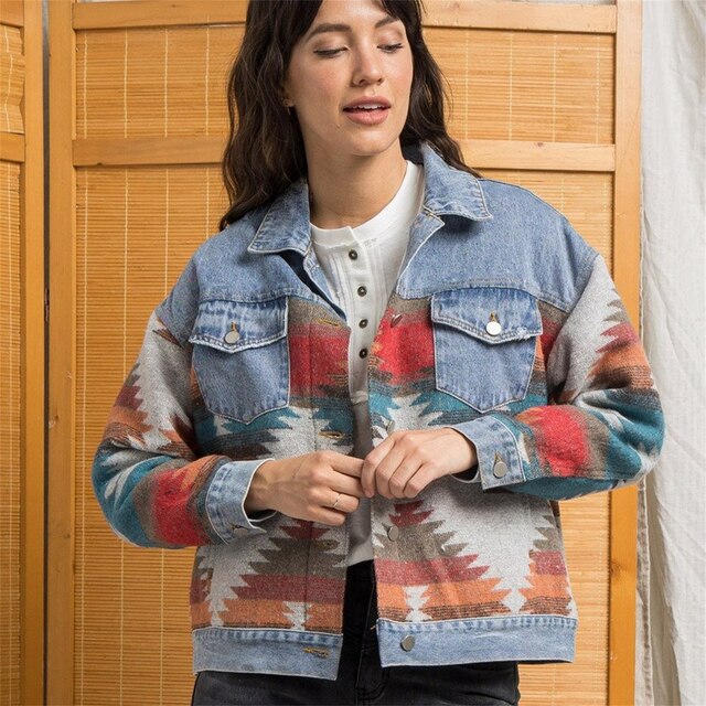 Krohn-e | Elegante und Vintage Aztekische Jacke