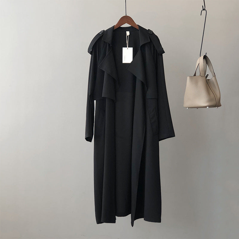 Winterlicher Damen Trenchcoat im Retro-Baggy-Stil - Maria