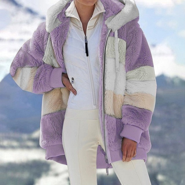 Kapuzenfleecejacke Azalea