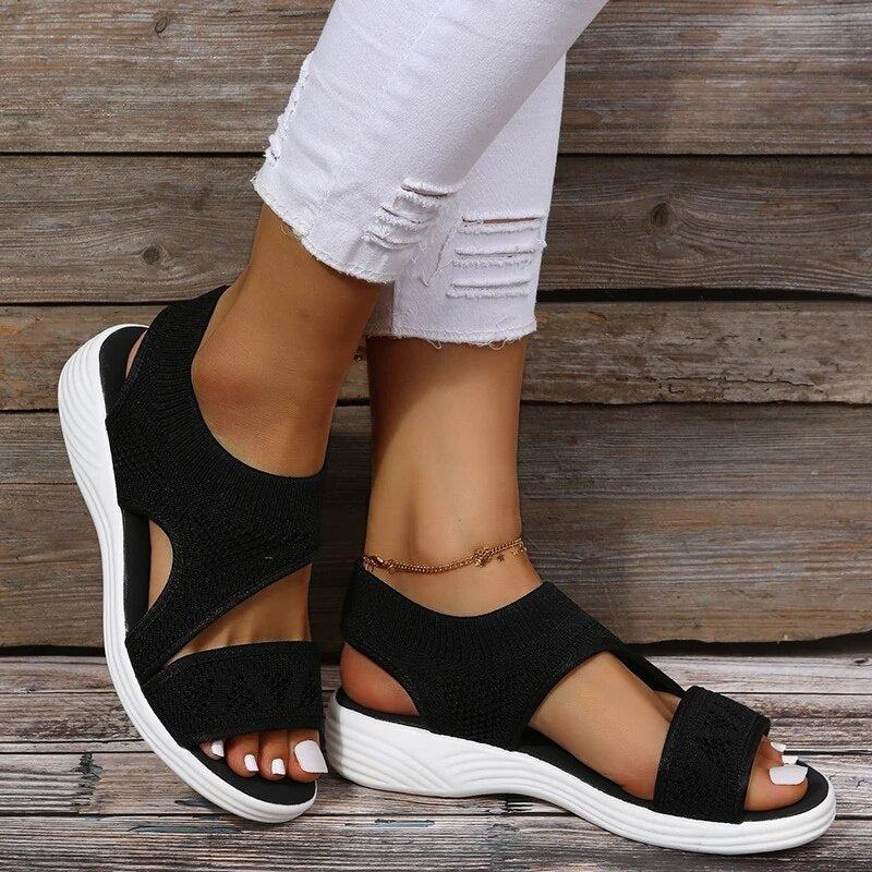 Orthopädische Sandalen von AVERY – Fischmaul-Modell