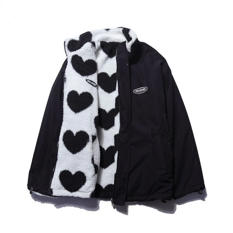Krohn-e | Damenjacke Mit Herzchenmuster