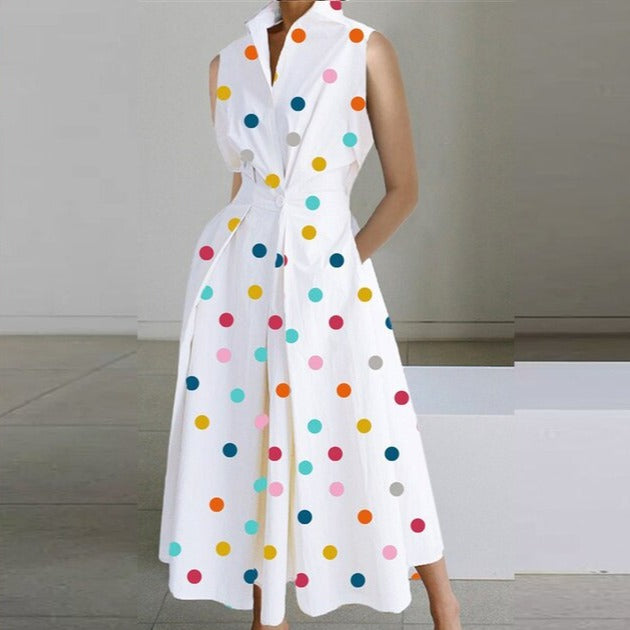 Elegantes kurzärmliges Kleid Emma