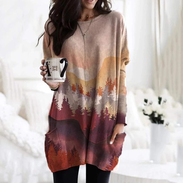 Krohn-e | Langer Pullover für Frauen