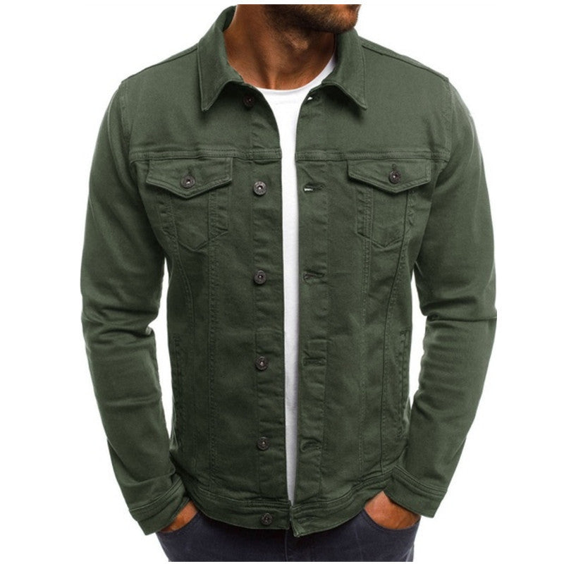 Krohn-e | Lässige Männer Jeansjacke