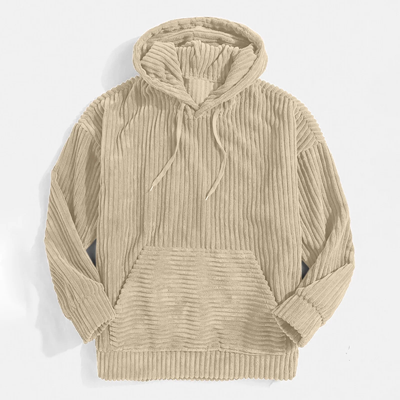 Krohn-e | Hochwertige Herrencordjacke mit Kapuze