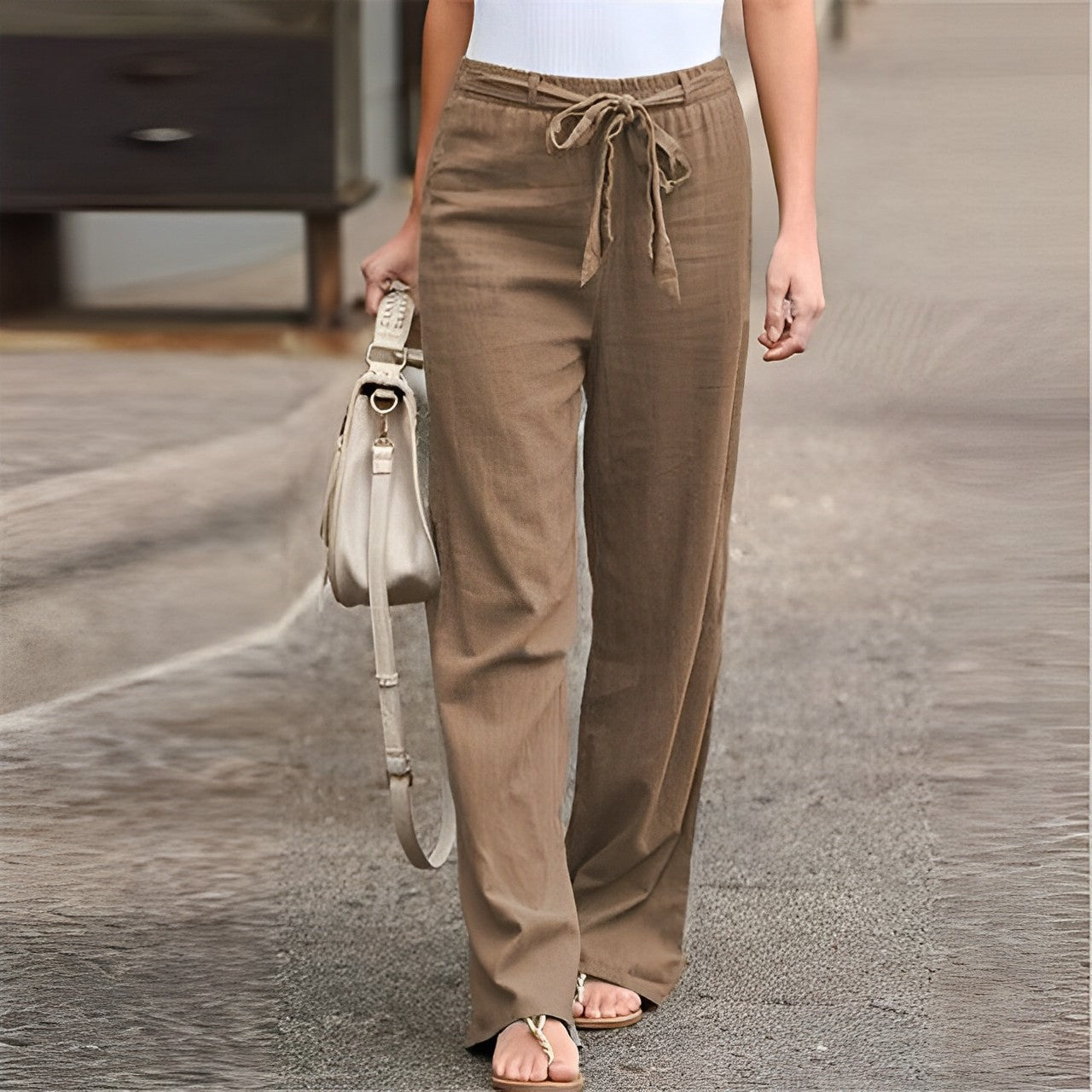 RACHE - bequeme Leinenhose