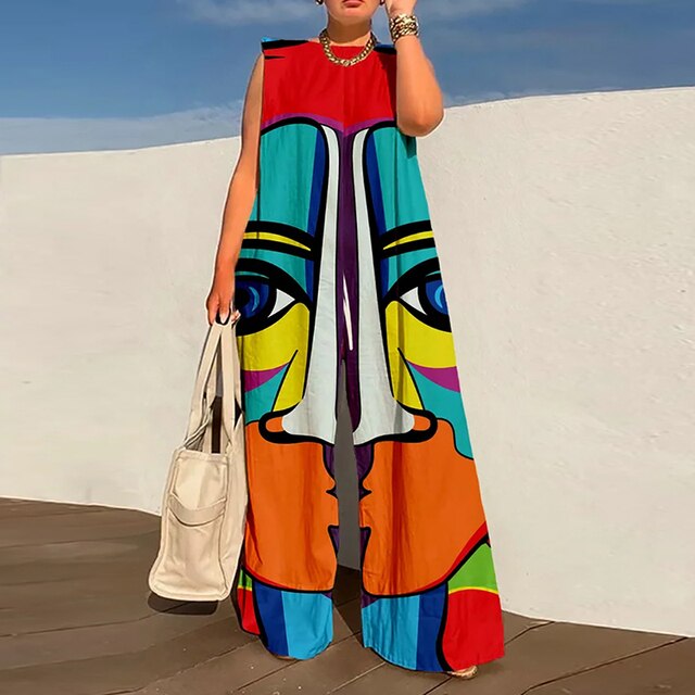 Scarlett Jumpsuit mit weiten Hosenbeinen