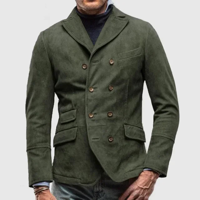 Herren-Vintage-Blazer mit Pattentaschen