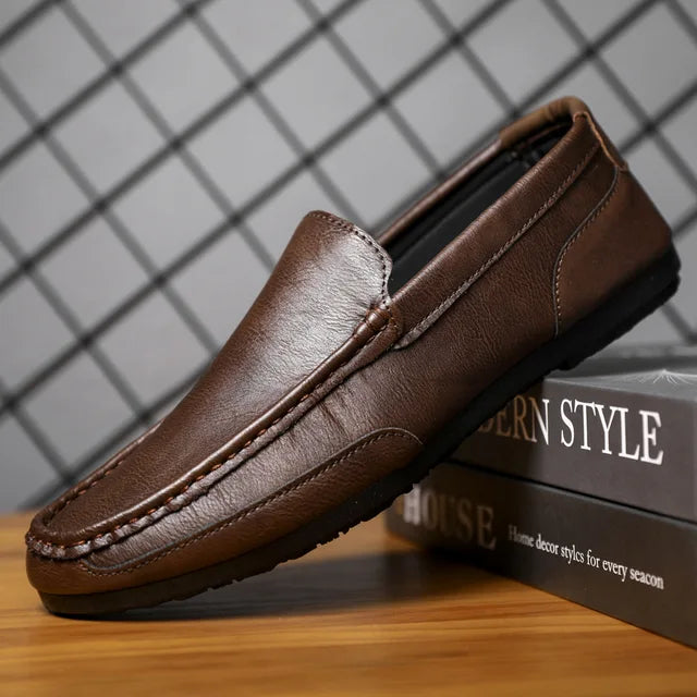 Luxus Herren-Slipper aus EliteMan Leder