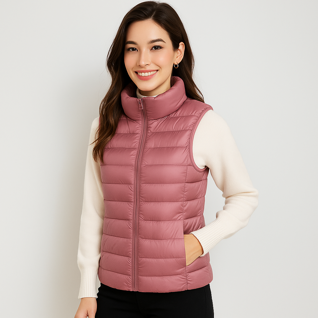 Krohn-e | Moderne leichte gesteppte Weste für Damen