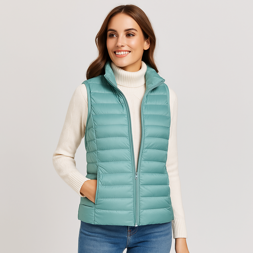 Krohn-e | Moderne leichte gesteppte Weste für Damen