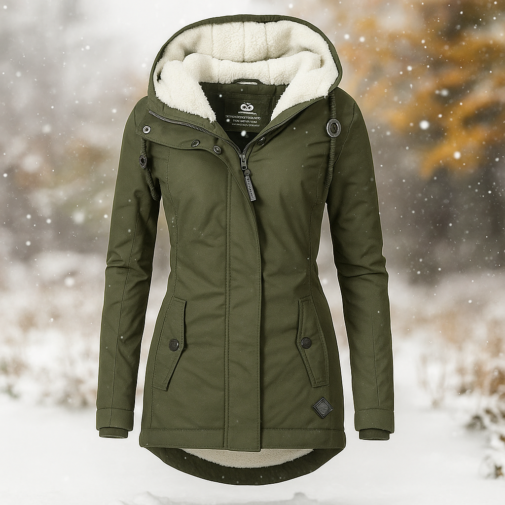 Krohn-e | Wintersteppmantel mit warmer Fütterung Stephanie