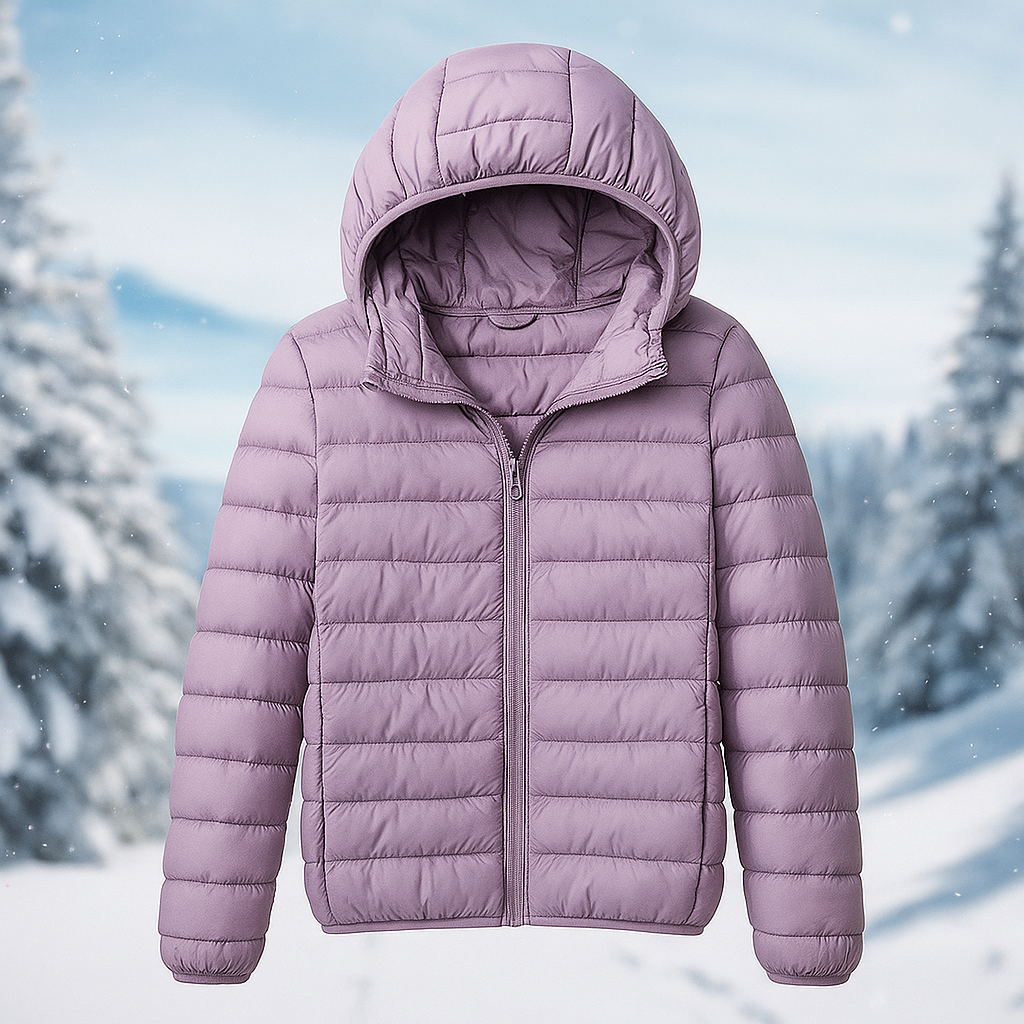 Krohn-e | Leicht wattierte Jacke mit vielseitiger Kapuze Nora