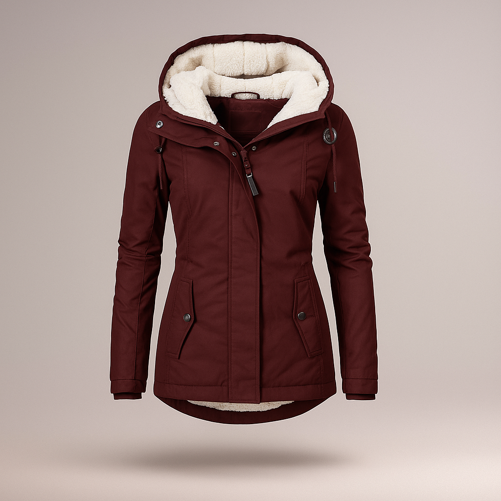 Krohn-e | Fleecejacke mit verstellbarer Kapuze