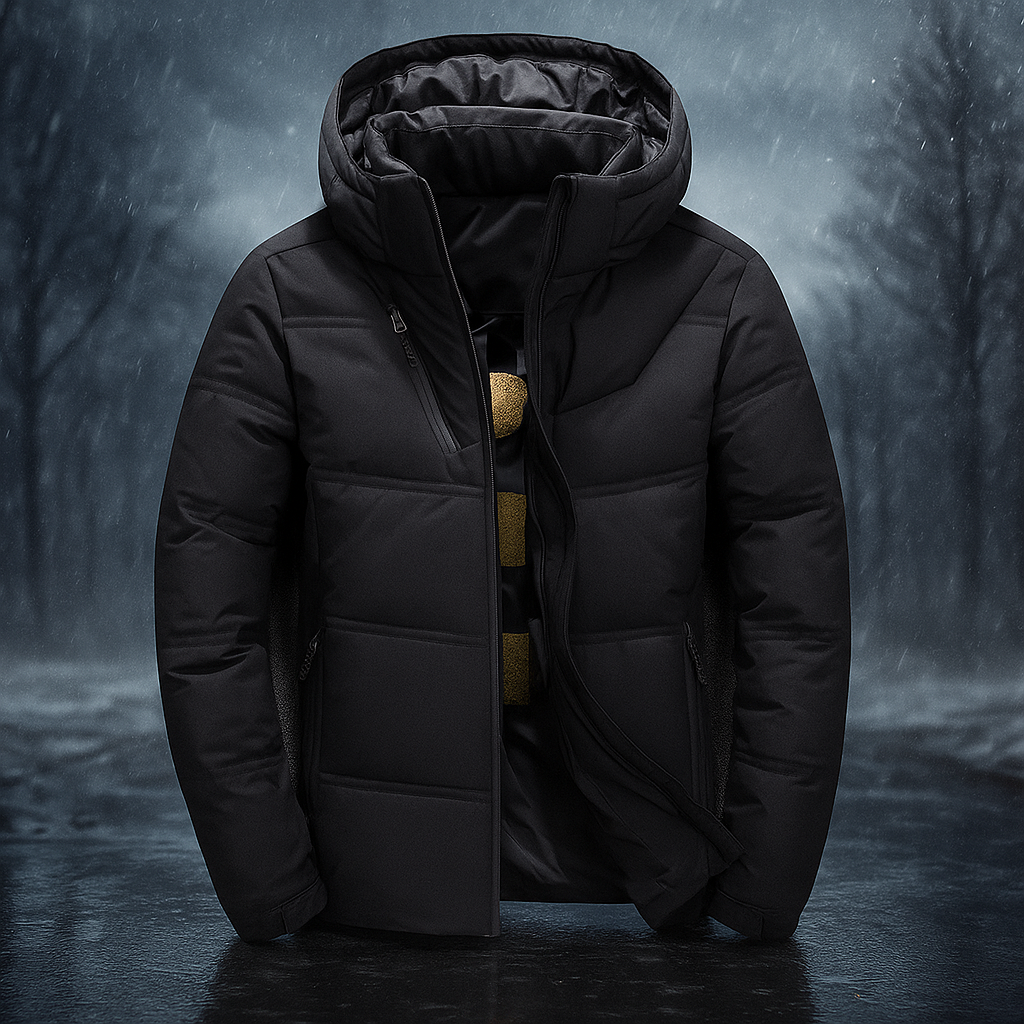 Krohn-e | Gestepptes Jack mit Kapuze und urbanem Design