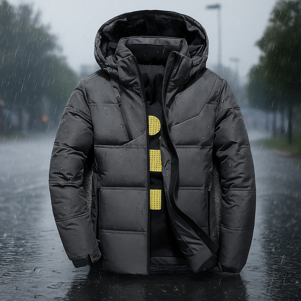 Krohn-e | Gestepptes Jack mit Kapuze und urbanem Design