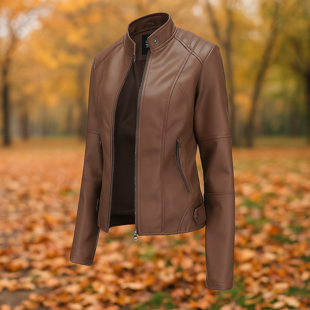 Krohn-e | Biker-Lederjacke für Damen Annelise