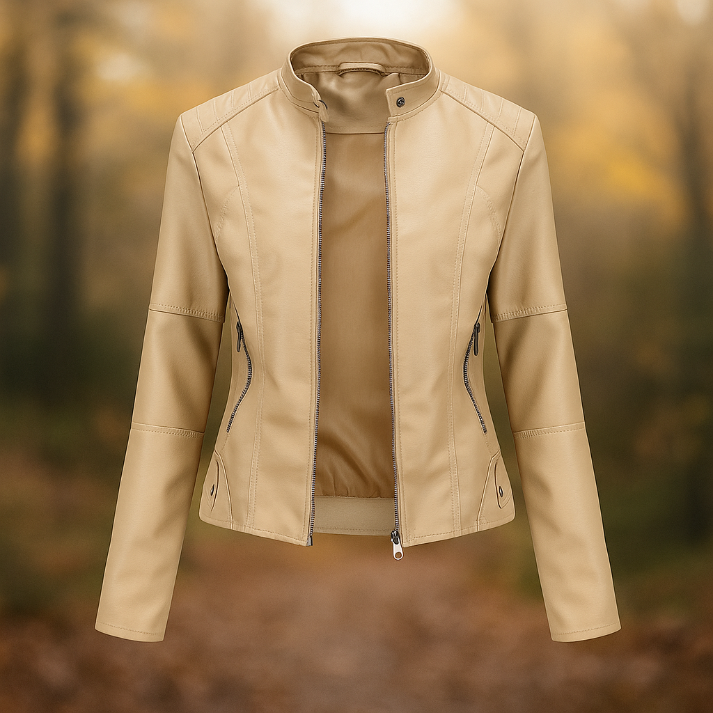 Krohn-e | Biker-Lederjacke für Damen Annelise