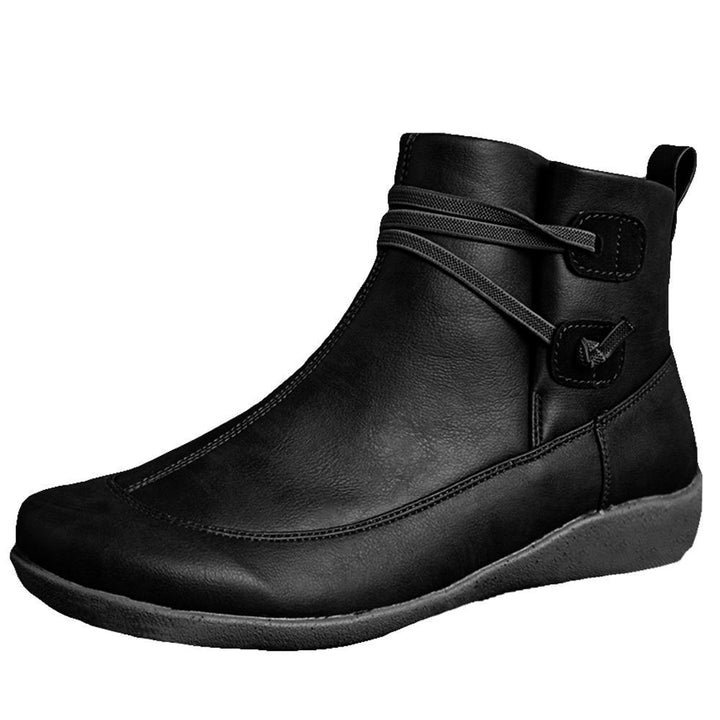 Krohn-e | und Warme Damenstiefel Aus Leder