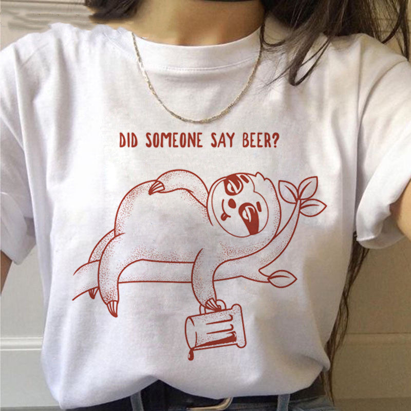 Damen T-Shirt mit Kawaii-Druck von Fudus