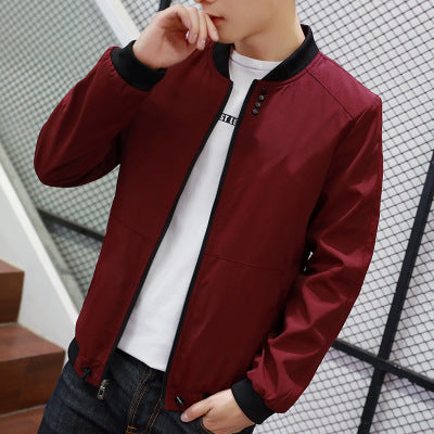 Herren Freizeitjacke mit Druckknopfverschluss und seitlichen Eingrifftaschen Krohn-e