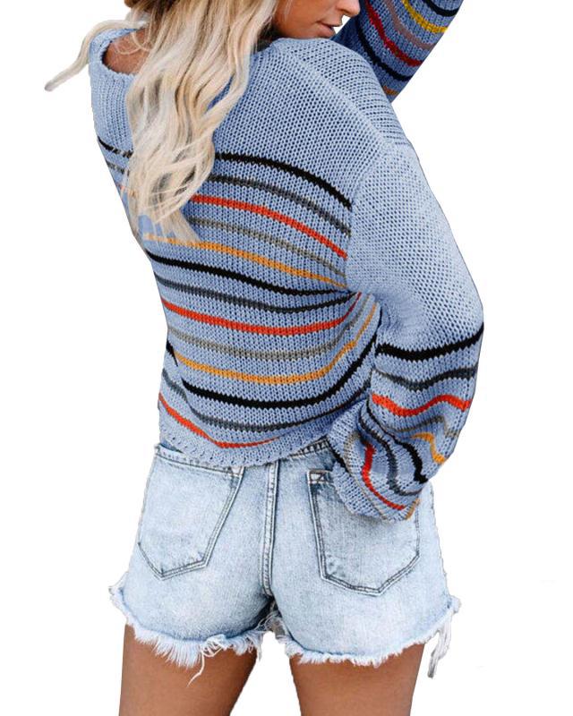 Damen Strickpullover im modernen Streifenmuster Krohn-e