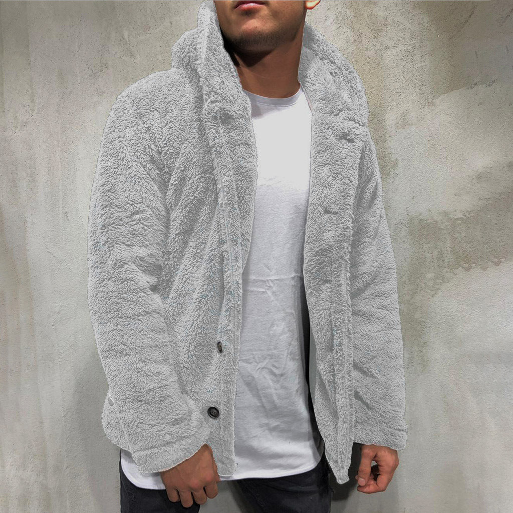 Herren kuschelige Fleecejacke Krohn-e