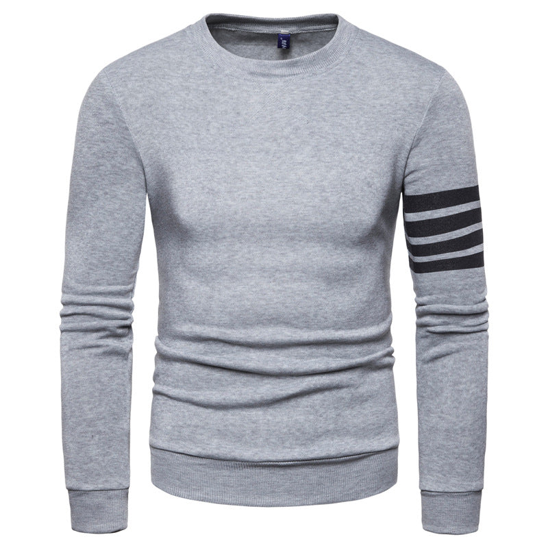 Herren modischer Sweatshirt mit sportlichem Streifen-Design Krohn-e