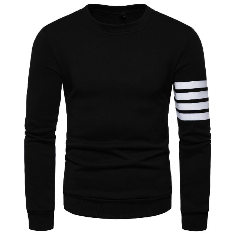 Herren modischer Sweatshirt mit sportlichem Streifen-Design Krohn-e