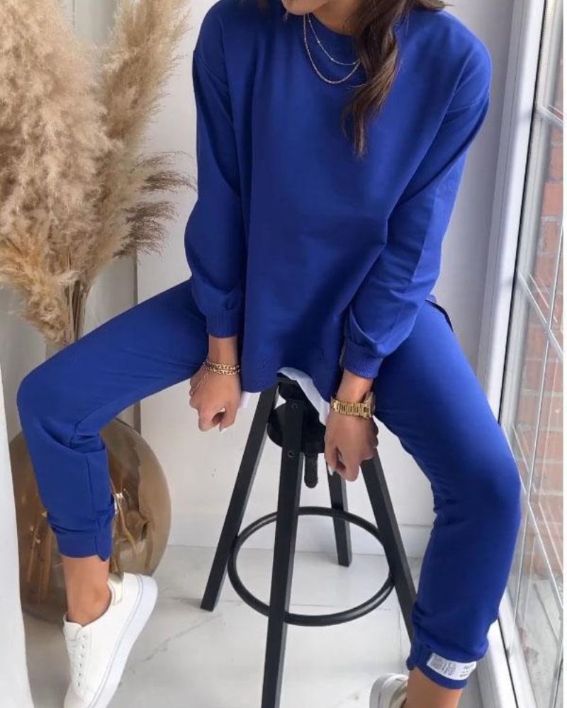 Krohn-e | Sweater und Hose Zweiteiler Set