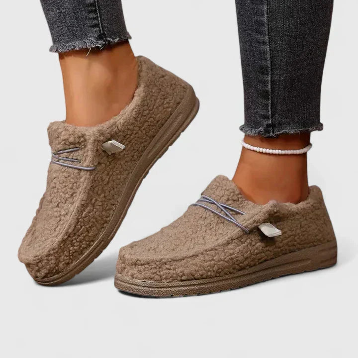 KROHN-E Damen Loafer bequeme Passform vielseitiger Stil Casual