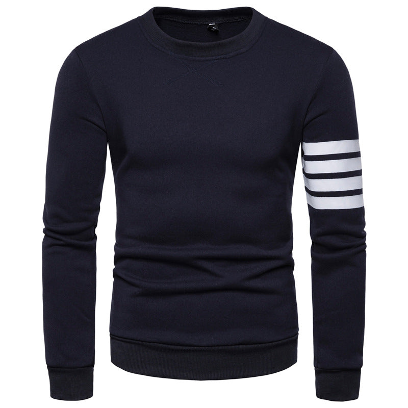 Herren modischer Sweatshirt mit sportlichem Streifen-Design Krohn-e