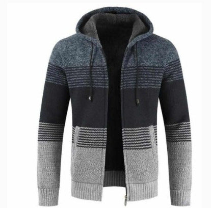 Herren Strickjacke mit Kapuze Krohn-e