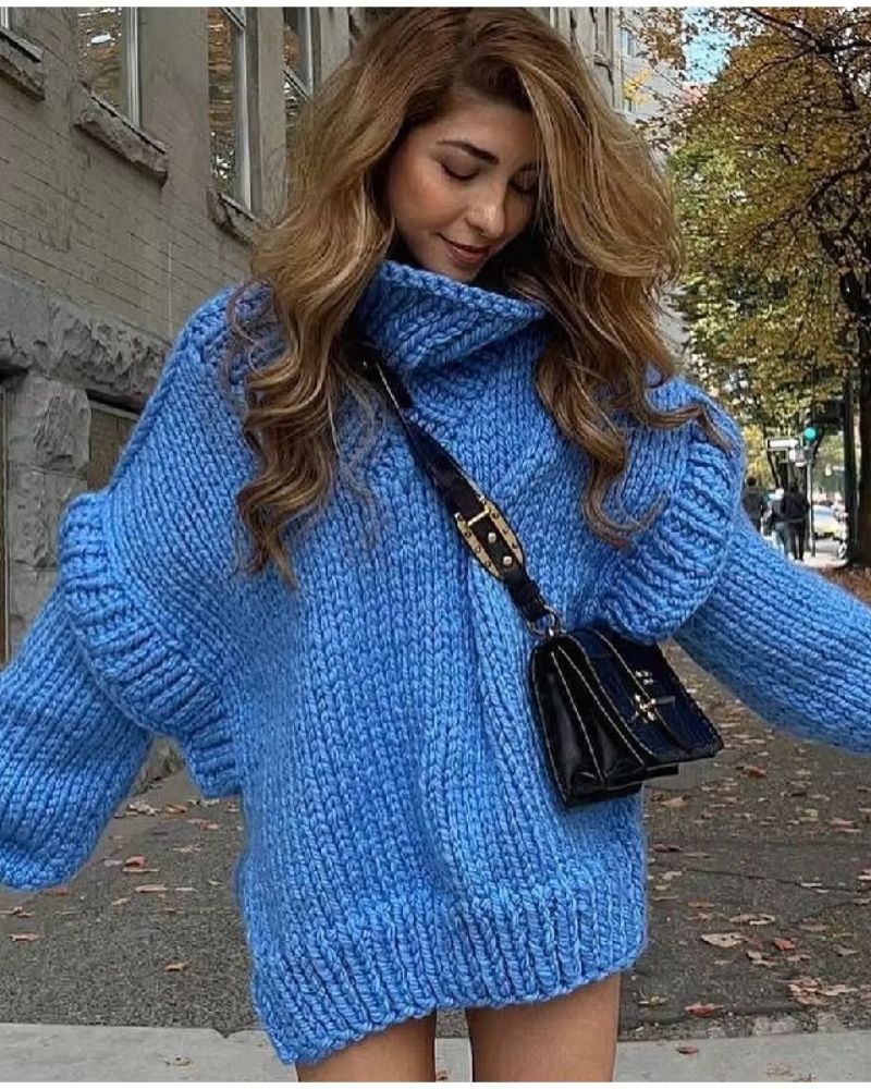 Krohn-e | Übergrösse Strick-Pullover