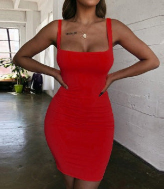 Damen Figurbetontes Minikleid mit quadratischem Ausschnitt Krohn-e