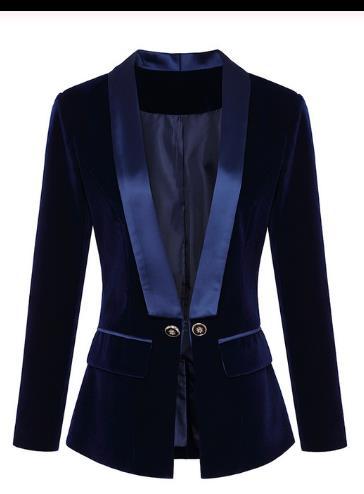 Damen Blazerjacke mit glänzenden Akzenten und strukturiertem Schnitt Krohn-e