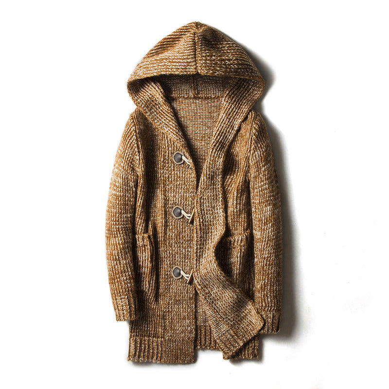 Damen Strickjacke mit Kapuze und großen Taschen Krohn-e