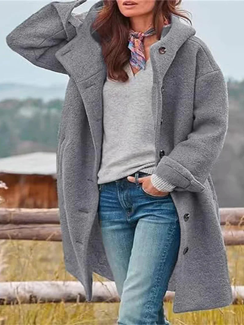 Krohn-e | Wollenjacke mit Kapuze