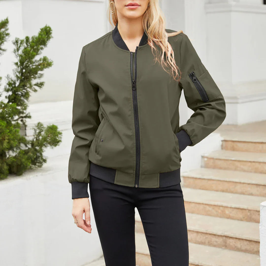 Avelena Damen Bomberjacke: lässiger Style