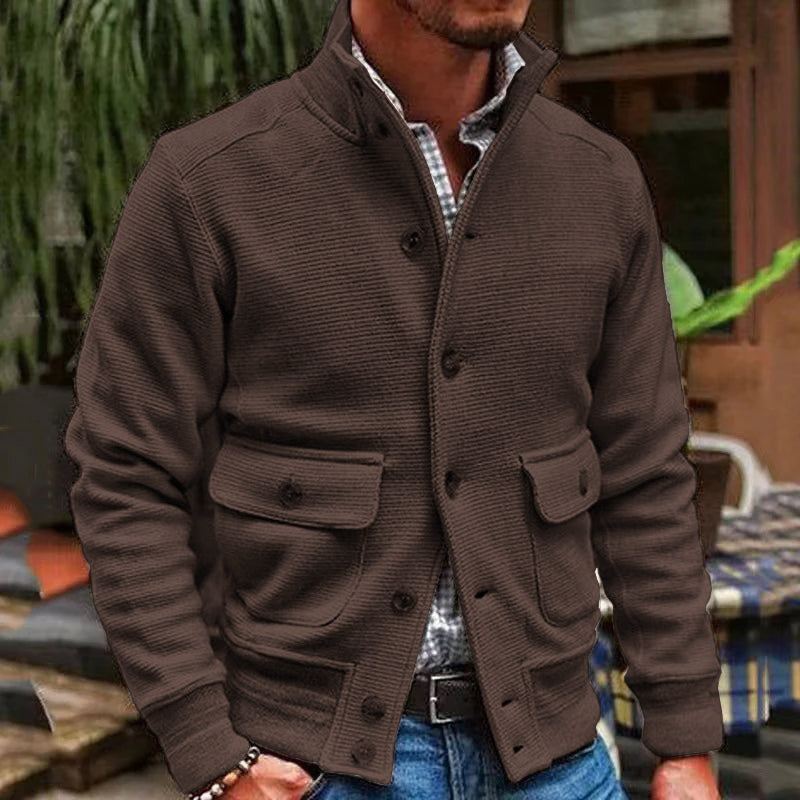 Koviel Strickjacke im Cargo-Stil