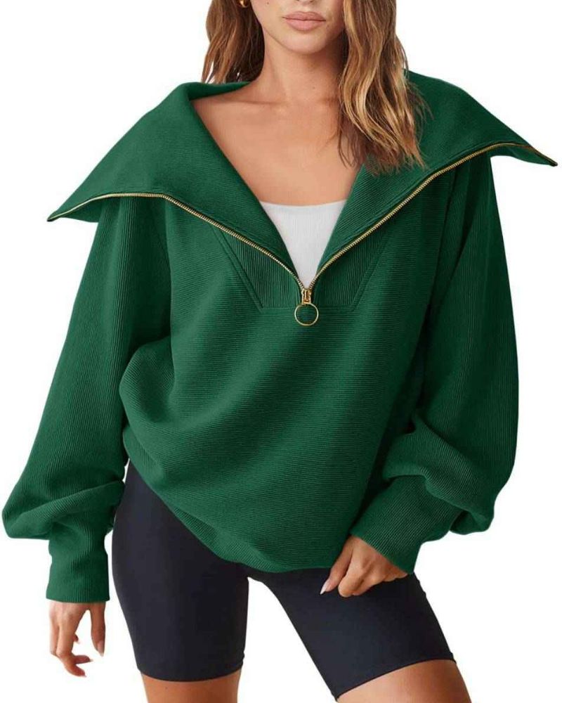 Krohn-e | Halbreißverschluss Vielseitiger Pullover