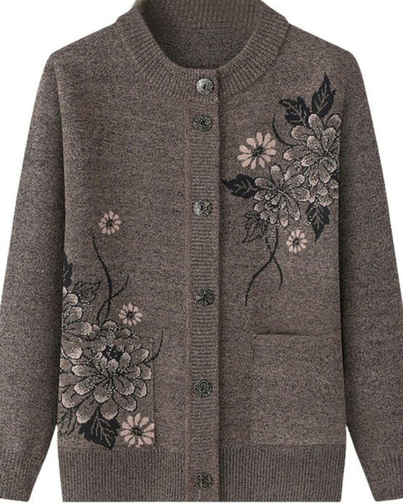 Krohn-e | Floral Charm Strickjacke