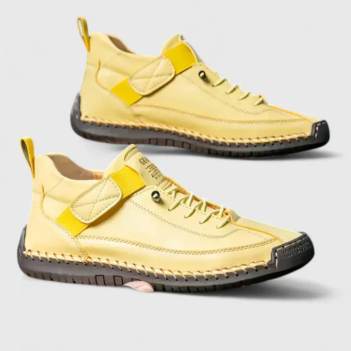 Petra | Damen-Sneaker in Lederoptik mit Klettverschluss