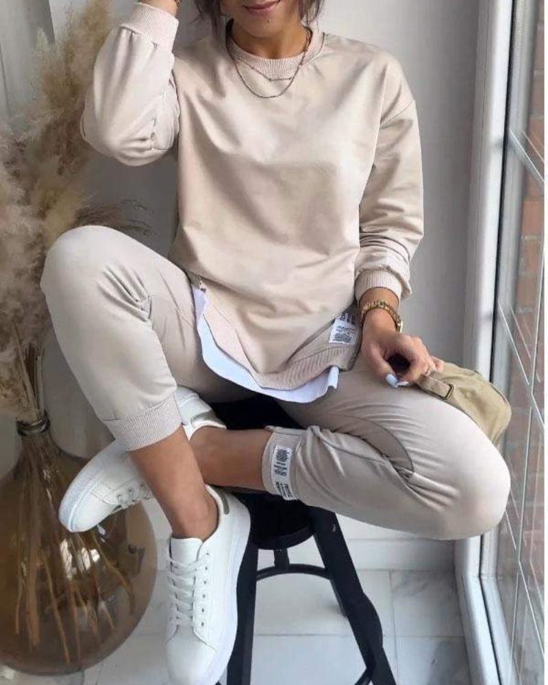 Krohn-e | Sweater und Hose Zweiteiler Set