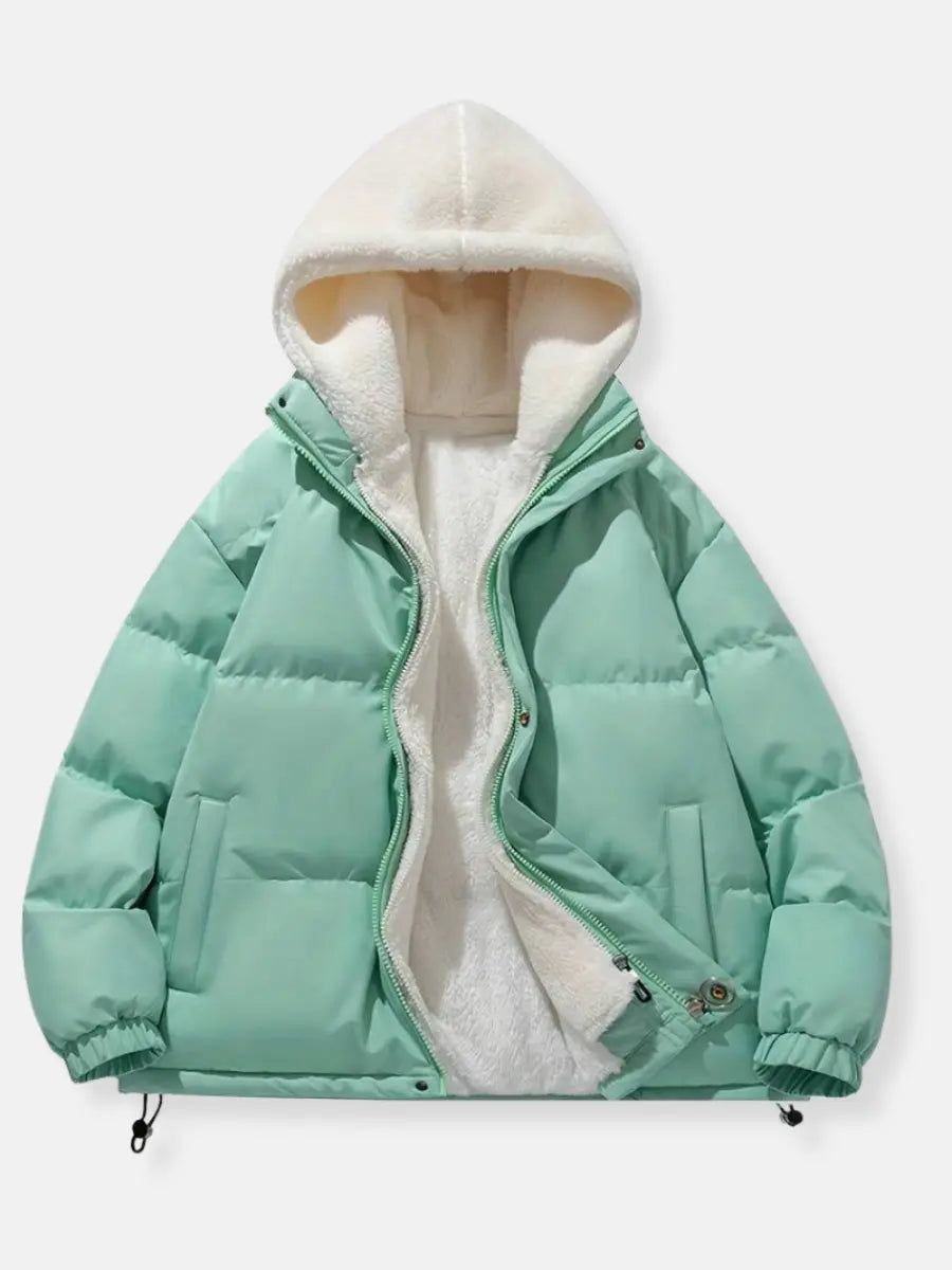 Krohn-e | Warme Reißverschluss Winterjacke Komfort und Stil für Kalte Tage