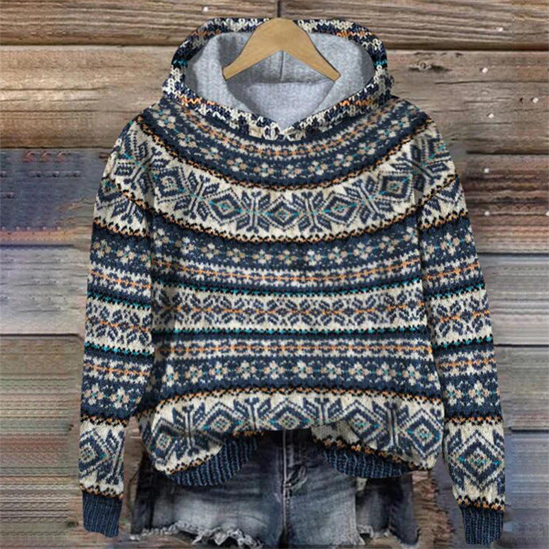 Krohn-e | Gestrickte Weste Mit Print Für Damen