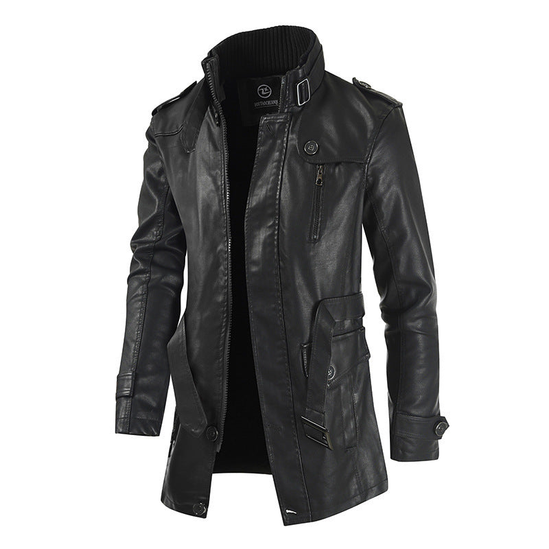 Herren modische und strapazierfähige jacke mit hohem Kragen Krohn-e