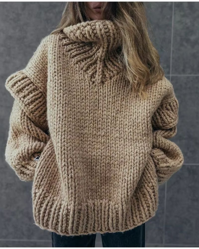 Krohn-e | Übergrösse Strick-Pullover