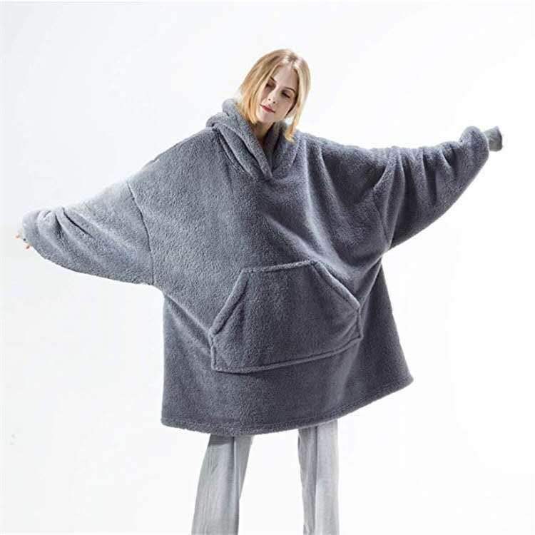Damen Großer Kapuzenpullover mit kuscheligem Fleece und praktischen Taschen Krohn-e